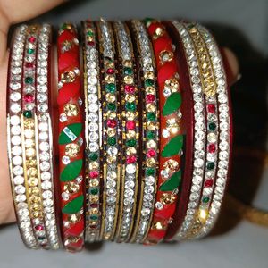 Chudi & Kada Set & Two Pair Of other Bangle