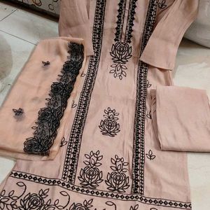 Kurta Pant With Dupatta Set