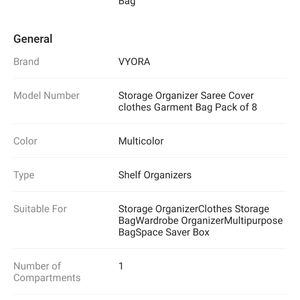 Vyora Branded Shelf Organiser