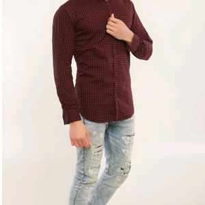 100% Cotton Premium Quality Checkered Casual Shirt