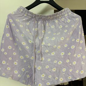 Lilac Co-off Set With Daisy Details