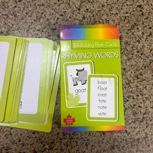 Rhyming Words flash cards