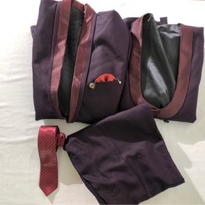 Burgundy Blazer Set(Men’s)