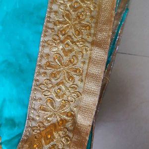 Kundan Work Saree