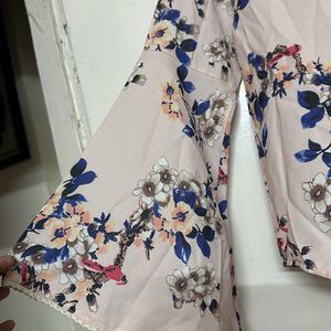 Printed Formal Top