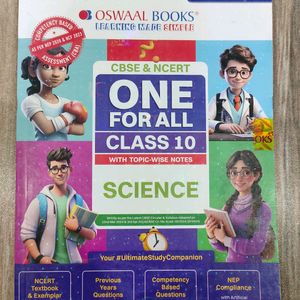 Oswaal CBSE & NCERT One for All Class 10 Science