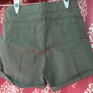 Olive Green Shorts