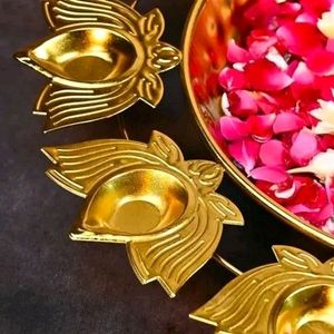 Diya Thali For Diwali And Decoration