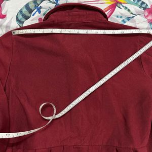 Marron Korean Coat