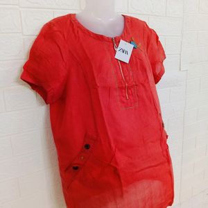 Transparent Cotton Tunics