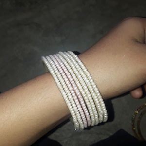 White Colour Beat Bangle Purchase The Product Now