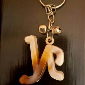 'N' Marble Keychain