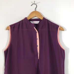 Purple Casual Top(Women’s)