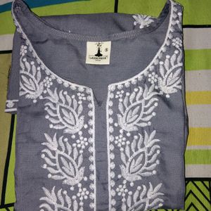 Grey Kurti For Collage Or Office Wear