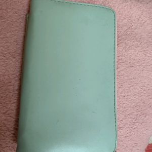 Stylish Pista Green+ Pink  Wallet