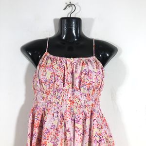 Multi Colour Floral Printed Dress(Women’s)