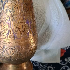 Brass Antique 100 Yrs Old Vase