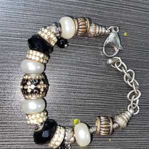 Pearl And Beaded Bracelet