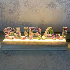 Handmade Resin Name Stand Customized Your Nam