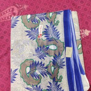 Pure Cotton Saree With Blouse Piece