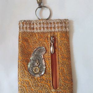 Embroidered Mobile Pouch