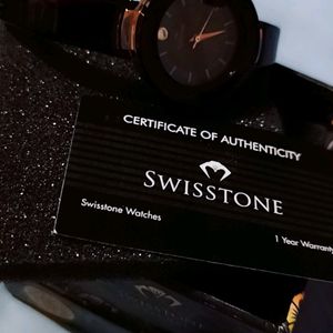 Swistone black edition Watch