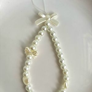 White Pearl Phone Charms