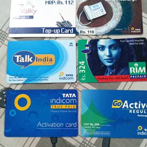 Tata Recharge cards