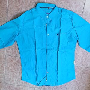 Sky Blue 💙 Shirt Used Condition ✨No Damages