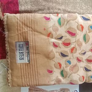 Light Coffee Color Saree