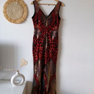 Everlaine Daisy Sequin Gown