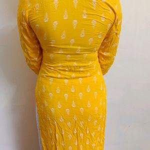 Yellow kurta