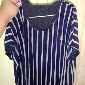 Cute Navy Blue Top