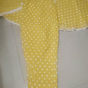 Kurti Pant Net Duptta  In Combo