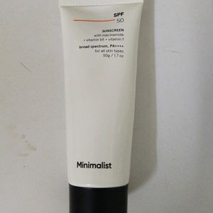 Minimalist Sunscreen
