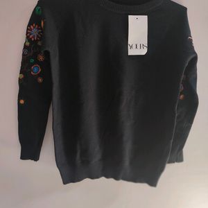 Embroidery Korean Sweater