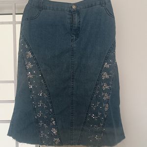 Denim Skirt