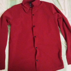 Lycra Red Shirt Size M