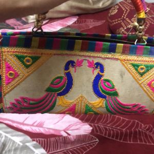 Indian Handbag With Beautiful Artwork