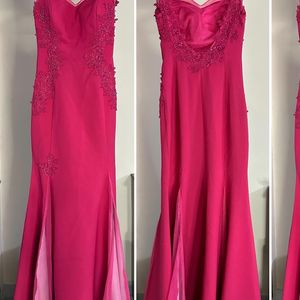 Gorgeous Pink Embellished Dress (Bust:32-33)