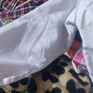School Uniform White Shorts And Shirt