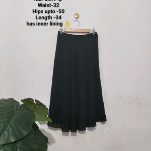 Pinterest Black Flair Skirt 🖤