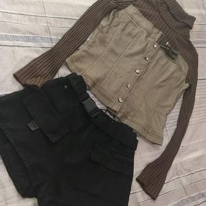 Cargoe Shorts And Top