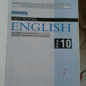 10th Class ENGLISH TEXTBOOK NCERT Based