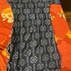 Beautiful Navy Blue Kurta