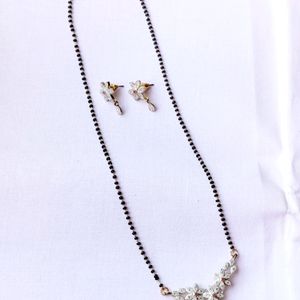 Gold Plated Mangal sutra With Tops / Chain Set