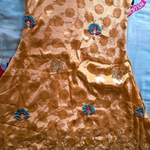 Golden Embroidery Kurti