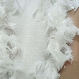 Feather Boas White #bachelorette #prom #party