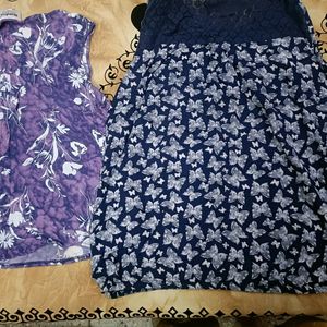 Combo Of Imported Sleeveless Tops In Xl Size