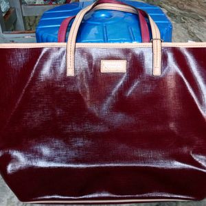 Coach Patent Leather Metro Tote